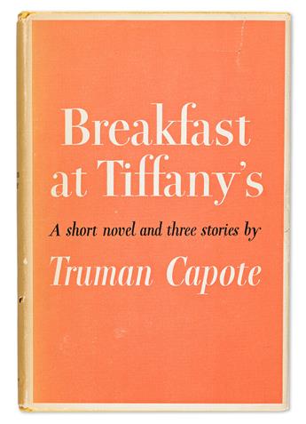 CAPOTE, TRUMAN. Breakfast at Tiffanys.